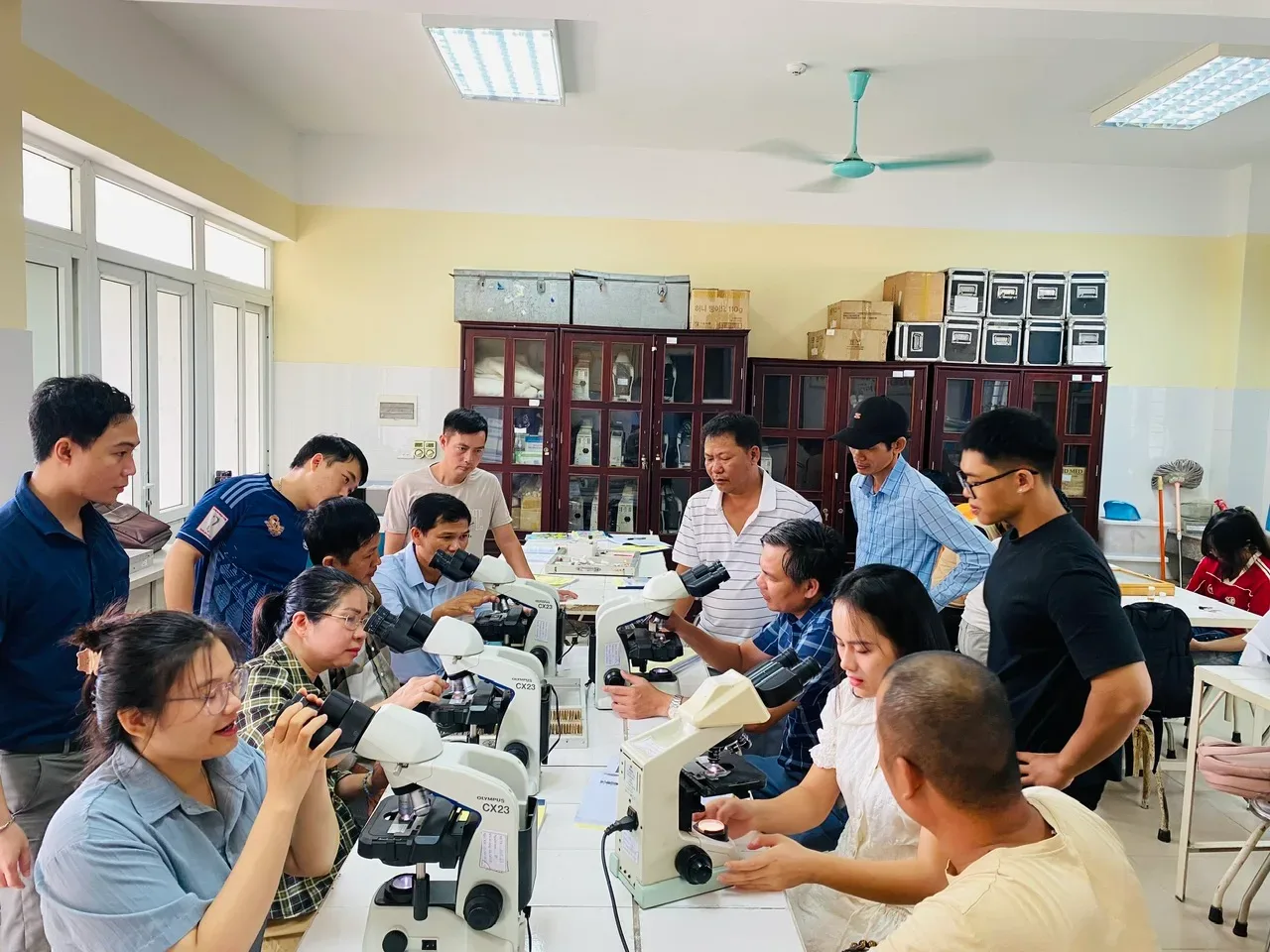 Thực hành nhận diện côn trùng bằng kính hiển vi