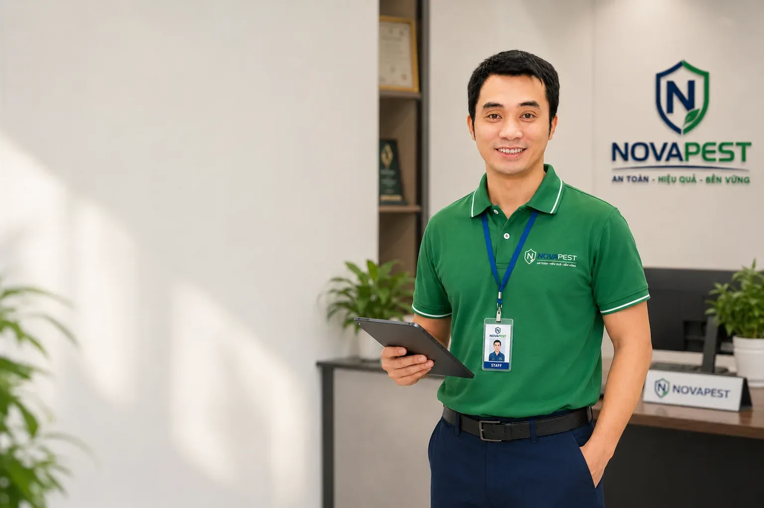 Nhân sự NOVAPEST tại văn phòng