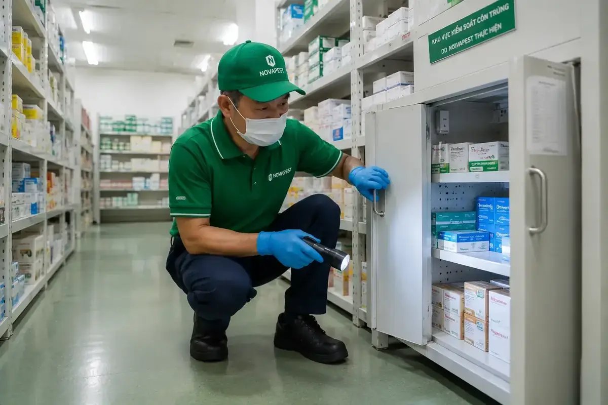 Dịch vụ kiểm soát côn trùng NOVAPEST cho dược phẩm