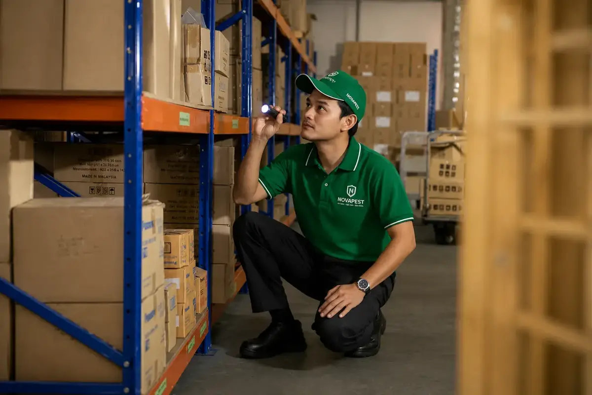Dịch vụ kiểm soát côn trùng NOVAPEST cho kho hàng