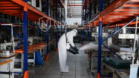 Kỹ thuật viên NOVAPEST triển khai Khử khuẩn tại dự án - hình 7